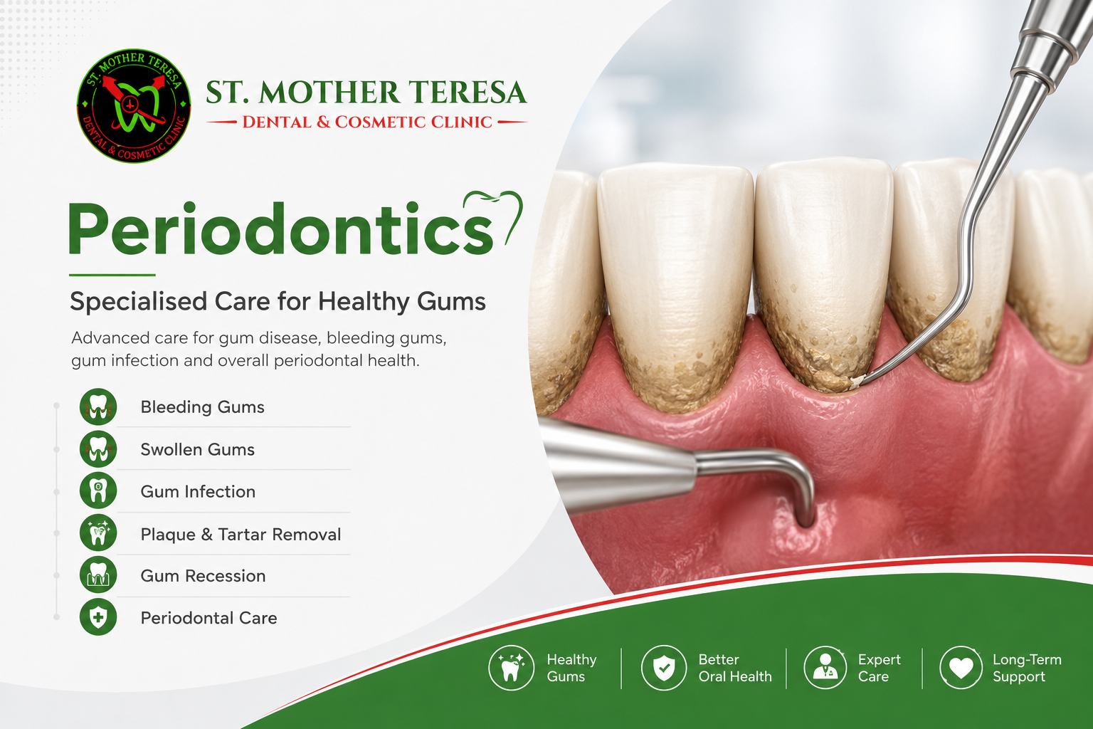 Periodontics and gum care